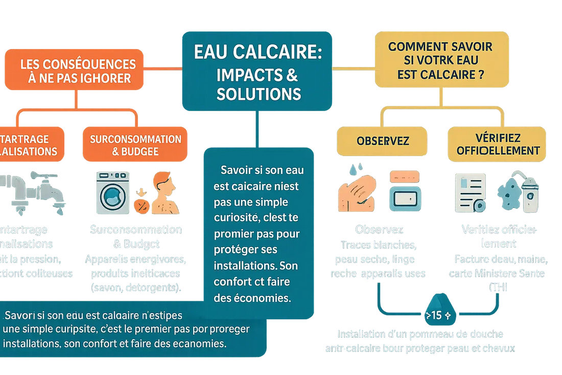Comment savoir si votre eau est calcaire : méthodes simples